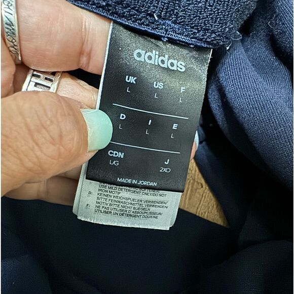 Navy adidas track joggers climalite - Picture 14 of 15